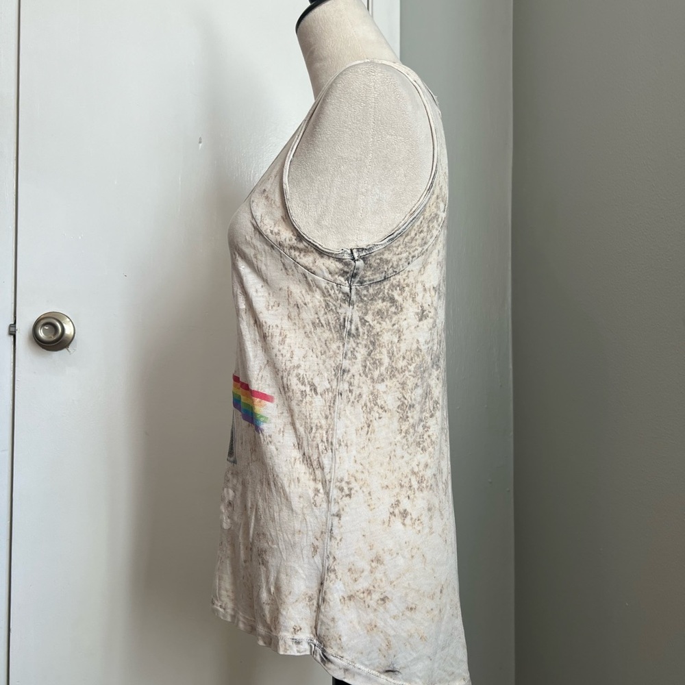 Pink Floyd Cream Graphic Tank Top - Picture 3 of 4